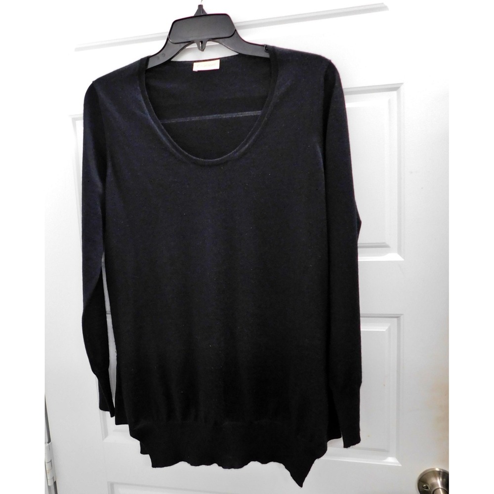 Cruciani Cashmere Knit Black Sweater Womans sz 42